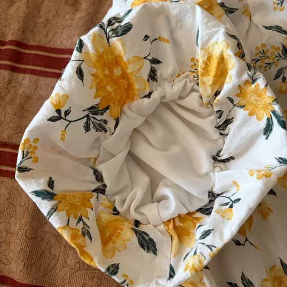 Joie Floral Tiered Puff Sleeve Amelian Mini dress Size 8 Cotton - Picture 7 of 11